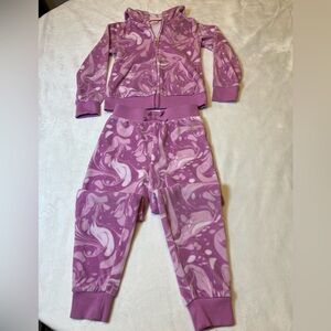Juicy Couture Girl's 2-Piece Velour‎ Set Size 6